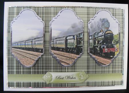 Steam Engine Train by Audrey Wilson