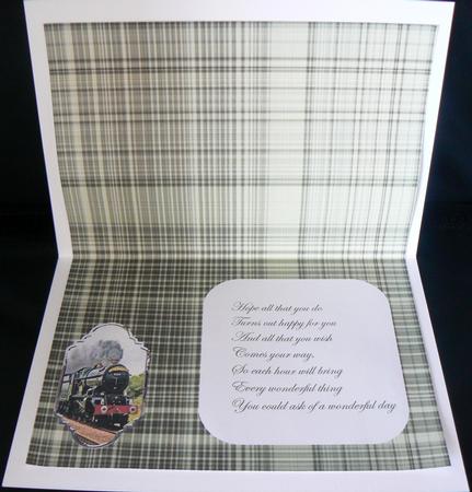 Steam Train Insert by Audrey Wilson
