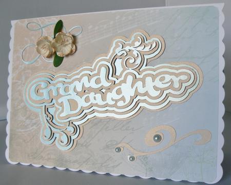 Granddaughter Topper by Audrey Wilson