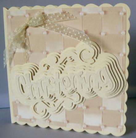 Christening Topper by Audrey Wilson