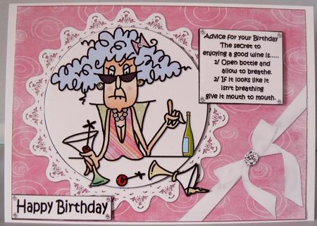 Stella Knows All About Wine Quick Card by Audrey Wilson