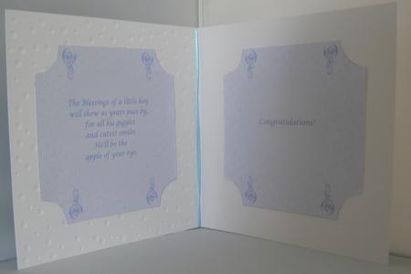 Baby Boy Blessings Insert by Audrey Wilson