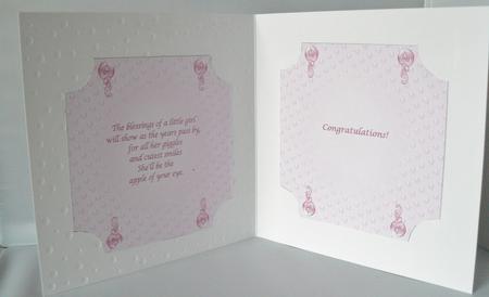 Baby Girl Blessings Insert by Audrey Wilson