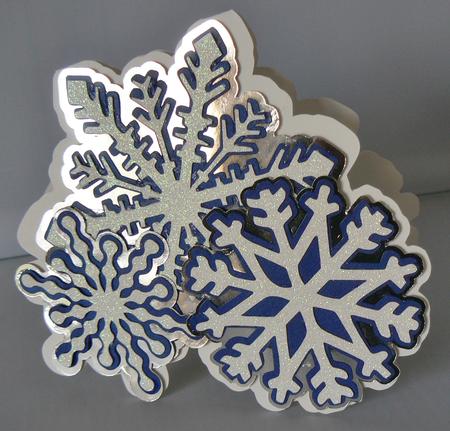 374 Snowflake Shaped Card  by Audrey Wilson