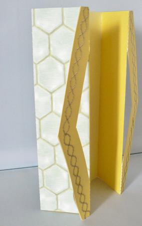 Faux Shell Effect - Backing Paper Designer Ivory Faux Pearl by Audrey Wilson
