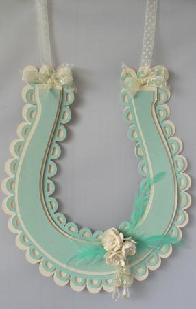 Layered Wedding Horseshoe by Audrey Wilson