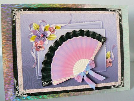 Floral and Fans by Audrey Wilson