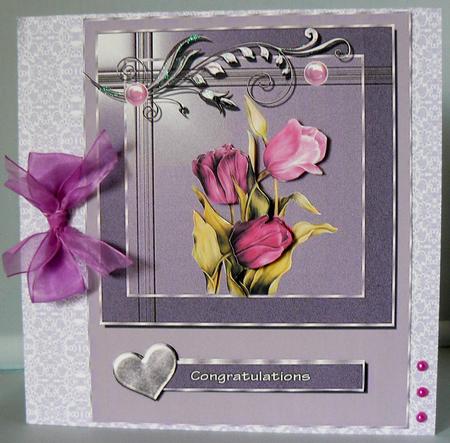 Treasured Tulips Topper 2 by Audrey Wilson