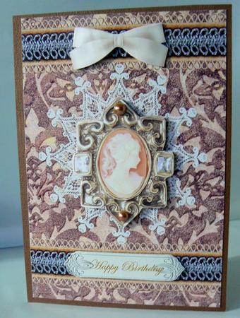 Cameo Brown & Lace by Audrey Wilson