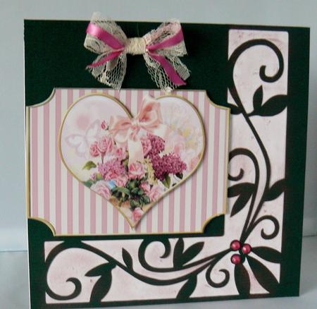 Vintage Hearts Roses Two Cards! by Audrey Wilson