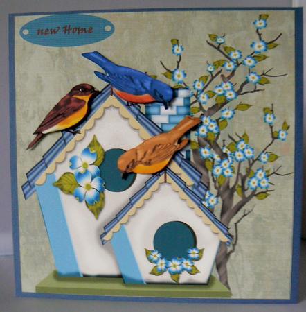 Home Sweet Home Birdhouse by Audrey Wilson