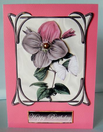 Victorian Fabric Violet by Audrey Wilson