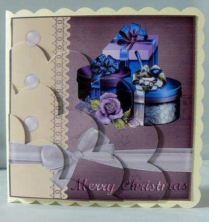 Christmas Presents Shell Topper by Audrey Wilson