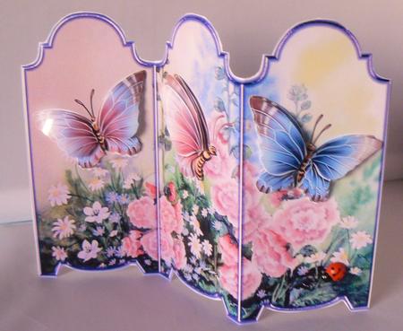 Panels Garden and Butterflies by Audrey Wilson