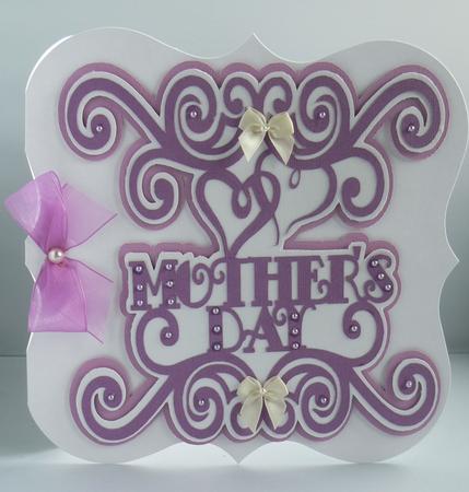 Swirly Mothers Day Topper by Audrey Wilson