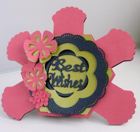 Diorama Flower Card by Audrey Wilson