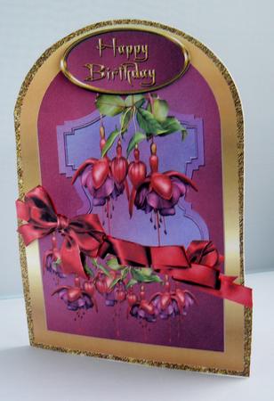 Cutaway - Fuchsia Birthday by Audrey Wilson