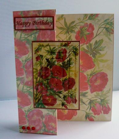Pretty Poppy Foldback by Audrey Wilson