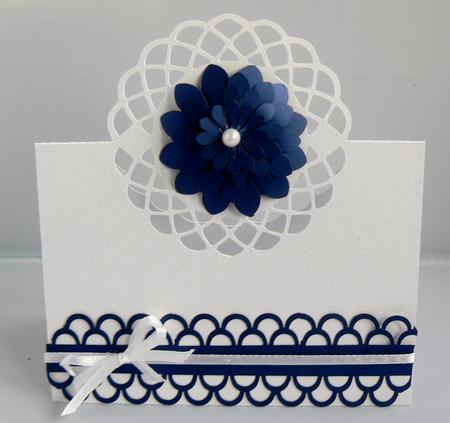 Pop Up Doily Card 1 by Audrey Wilson