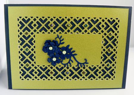 438 Lattice on the Front Card by Audrey Wilson