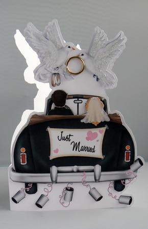 Just Married -  Shaped Card Mini Kit by Audrey Wilson