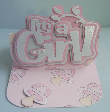Dummies Pacifiers in Pink A4 Backing Paper by Audrey Wilson