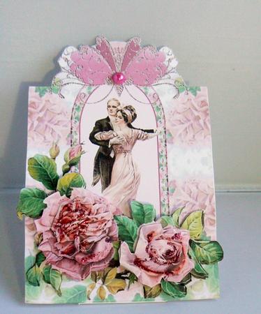 Harrison Fisher, Walz Mini Easel Card by Audrey Wilson