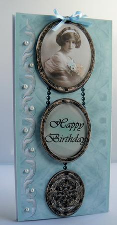 Vintage Lady Cameo by Audrey Wilson