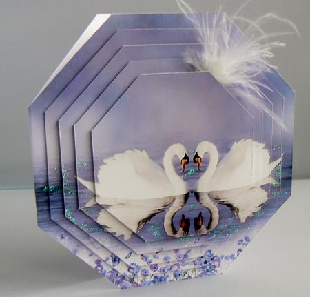 Swan Octagonal Mini Kit by Audrey Wilson