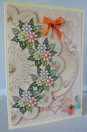 Peache Pearl Flowers Beauty by Audrey Wilson