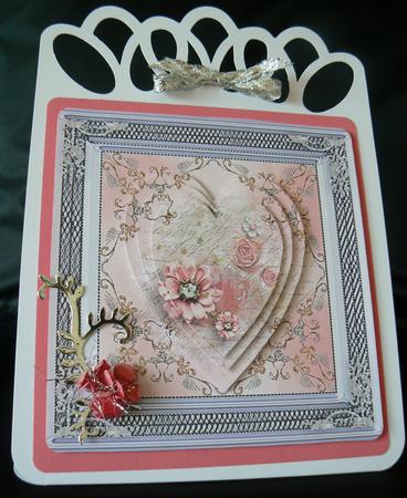6x6 Framed Flowers by Audrey Wilson