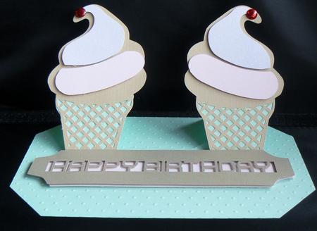 494 Ice Cream Easel by Audrey Wilson