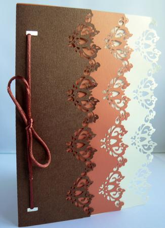 Three Layer Lacy Edge Card 3 Cameo Ready File by Audrey Wilson