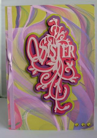 Purple Retro Backing Sheet by Audrey Wilson