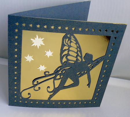 Fairy Cut Out Card by Audrey Wilson