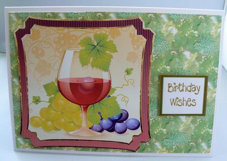 Grapes Background by Audrey Wilson