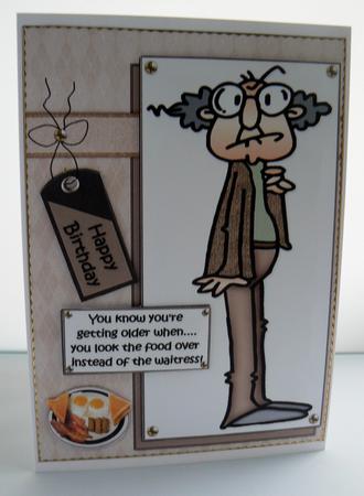 Gus is Getting Older Quick Card by Audrey Wilson