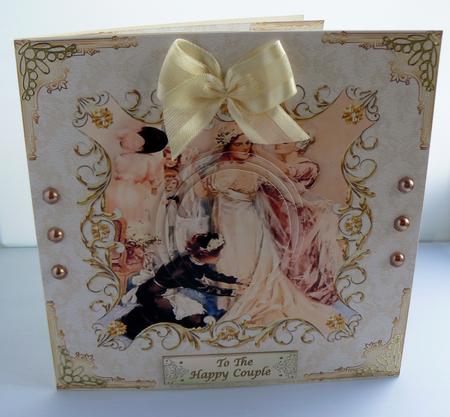 Vintage Wedding Day 8 x 8ins Mini Kit by Audrey Wilson