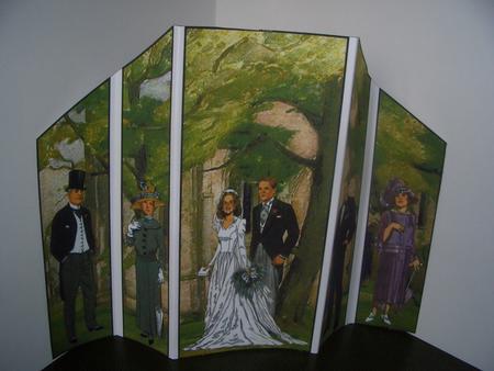 The Wedding Party -theatre Fold Card by Audrey Wilson