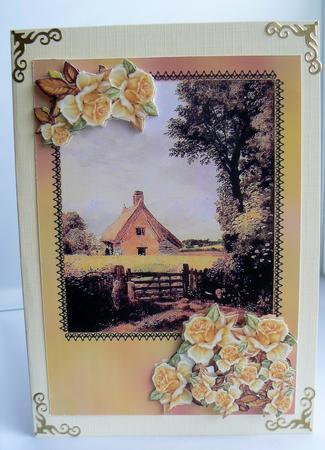 Cottage in the Cornfield by Audrey Wilson