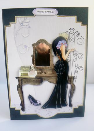 Deja Vu Card Topper by Audrey Wilson