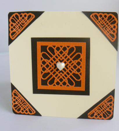 Entwined Hearts Collection Card No 8 by Audrey Wilson