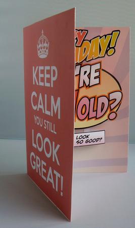 You're How Old? Pop Up Birthday Card by Audrey Wilson