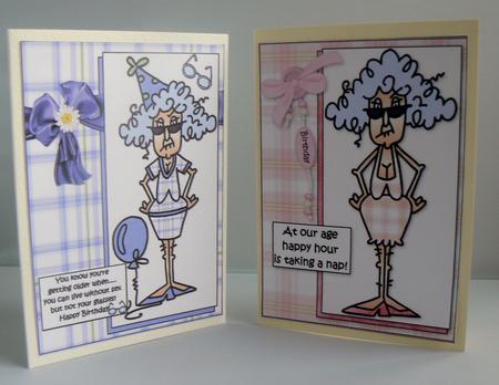 Selection of Four Stella Birthday Toppers by Audrey Wilson