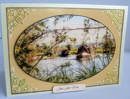 Lazy Day on the Barge by Audrey Wilson