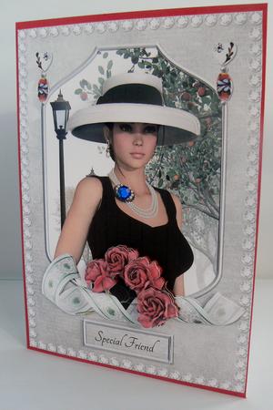 Parisian Card Front by Audrey Wilson