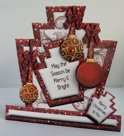 Deco Style Topper Bauble & Flourish Delight by Audrey Wilson
