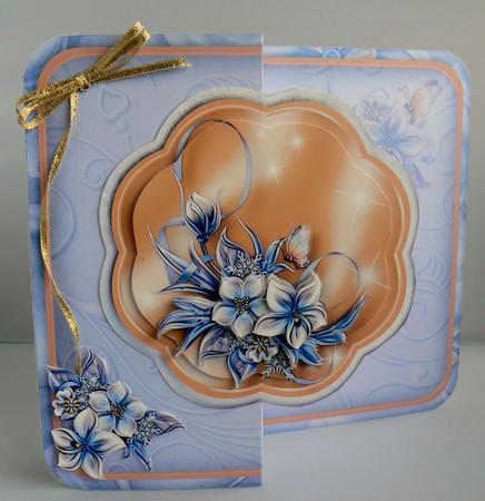 Winter Flowers Fold Back Mini Kit by Audrey Wilson