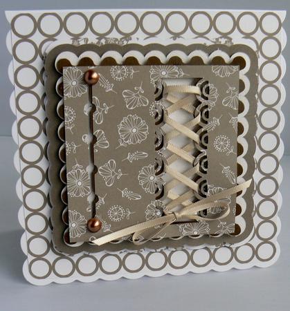 609 Feminine Lace It Up Card by Audrey Wilson