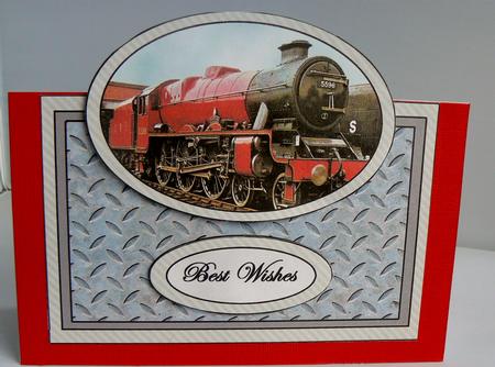 Red Train - Over the Edge by Audrey Wilson